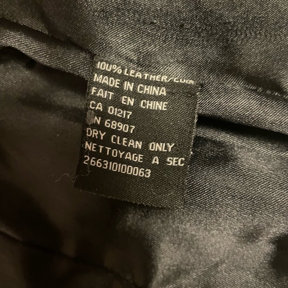 Le Chateau Women’s Genuine Leather Jacket - Picture 4 of 6